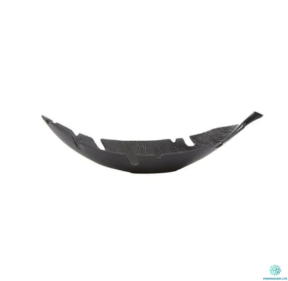 Black finished curved blade